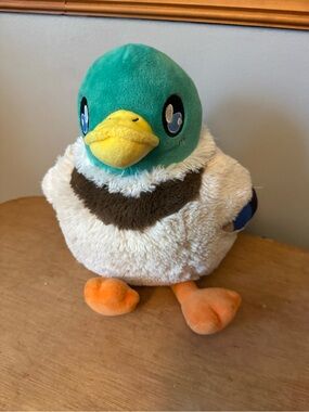Mini Squishable Mallard Duck Plush 7” Round Stuffed Animal